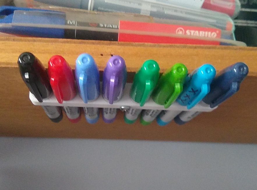 Sharpie rack