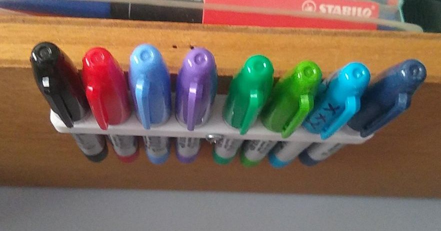 Sharpie rack