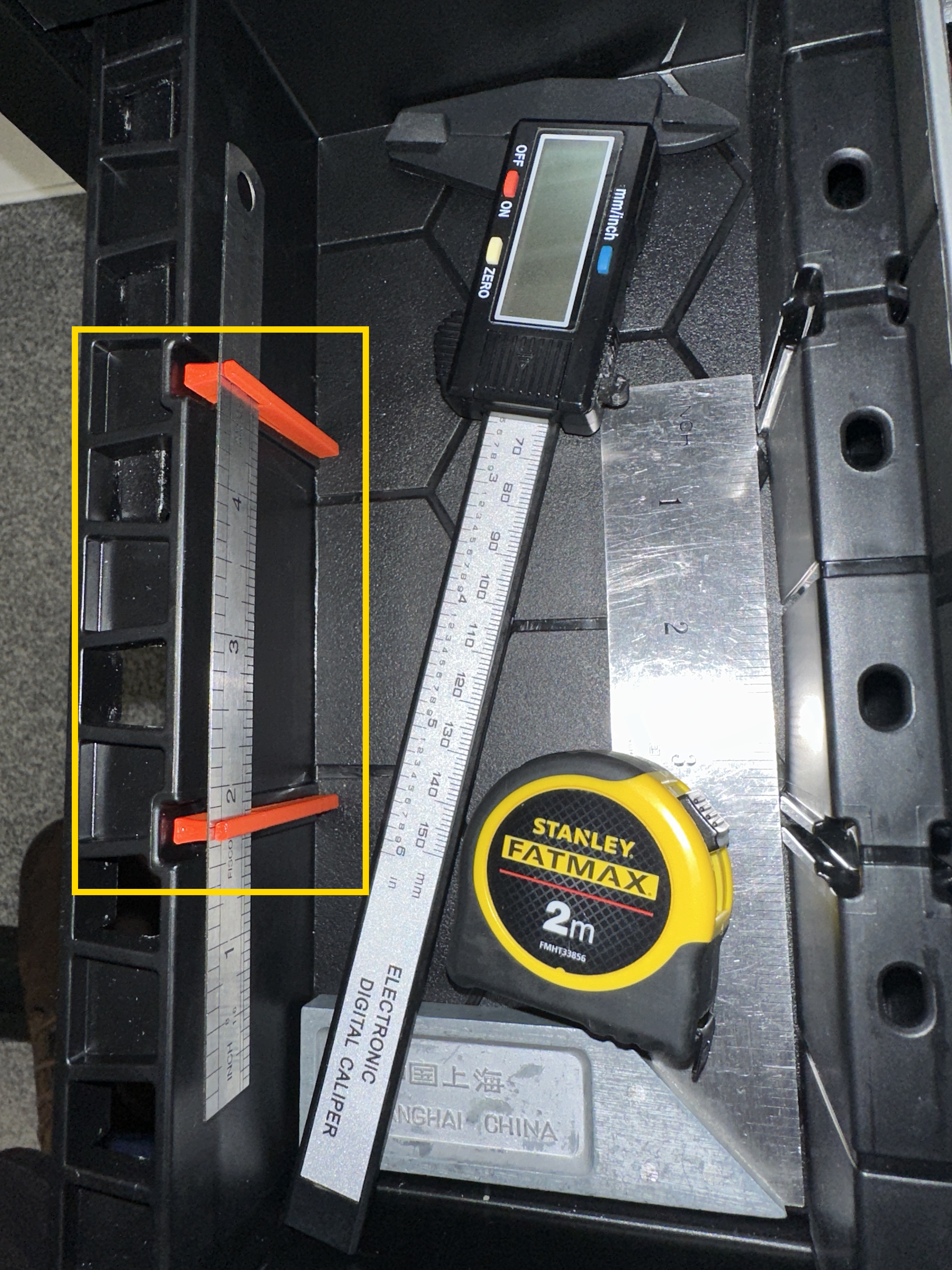 Keter Toolbox Drawer Rule Brackets