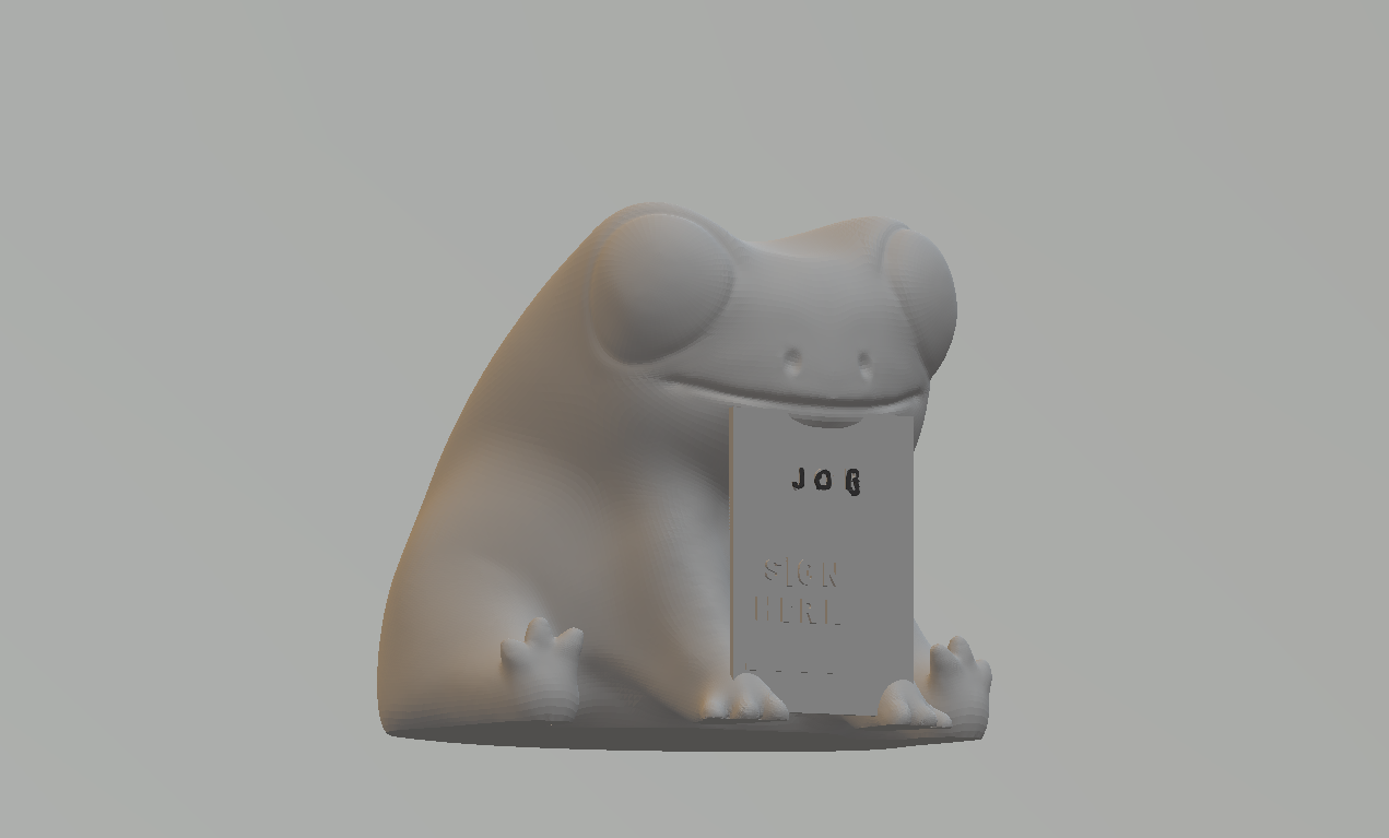 Job Fred The Frog