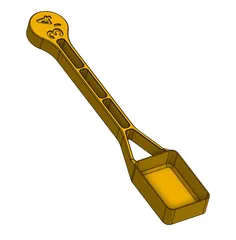 Creatin Spoon (dosis of 3.4 g creatin powder for strength training)