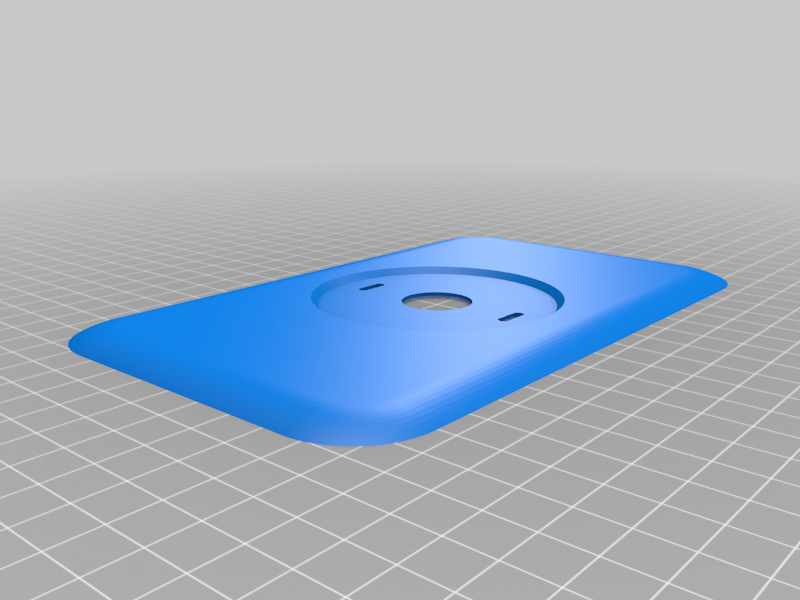 Google Nest Thermostat Trim Plate by eight_heads Download free STL