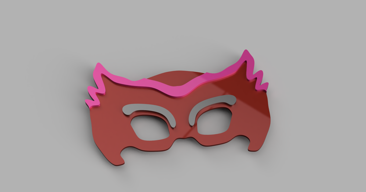 Owlette mask by Timbroddin | Download free STL model | Printables.com