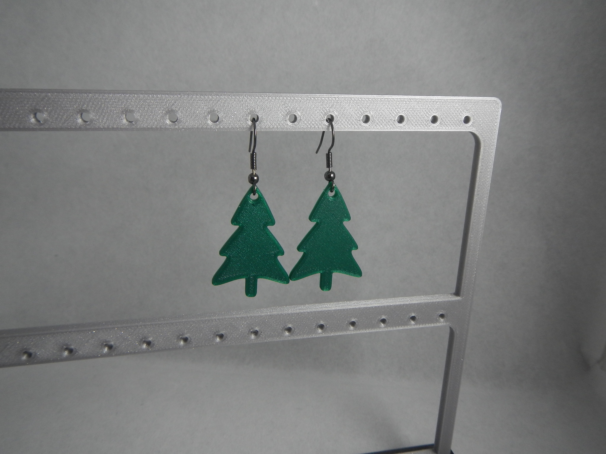 Christmas tree earrings