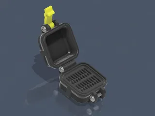 Tiny Rugged Box/Case (NO SCREWS) by Markus, Download free STL model