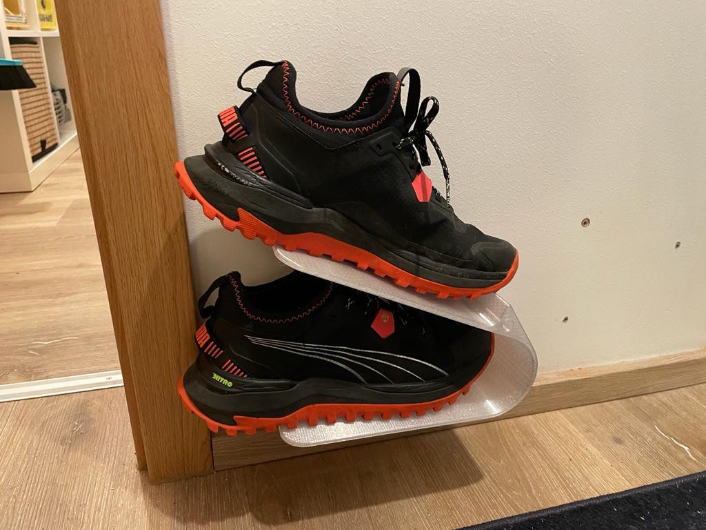 Wallmount Shoe holder/organizer (Resizable/Parametric)