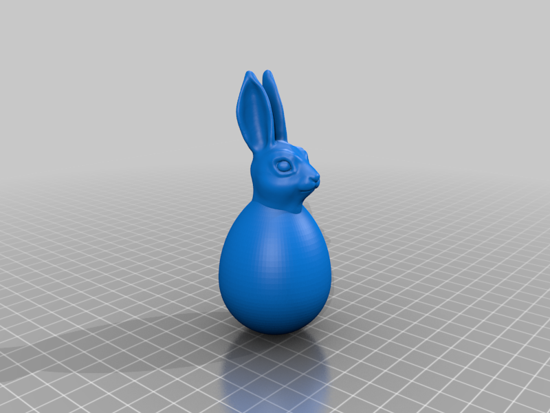 Miniatura 2 do modelo 3D BunnyEgg