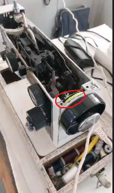 sawing machine replacement motor band