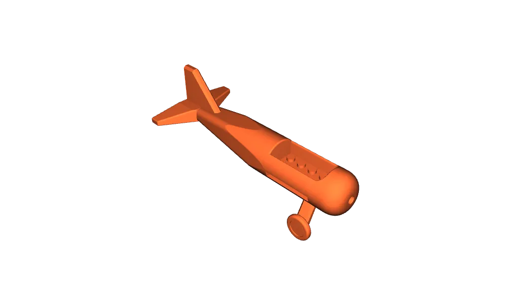 Lego discount orange airplane