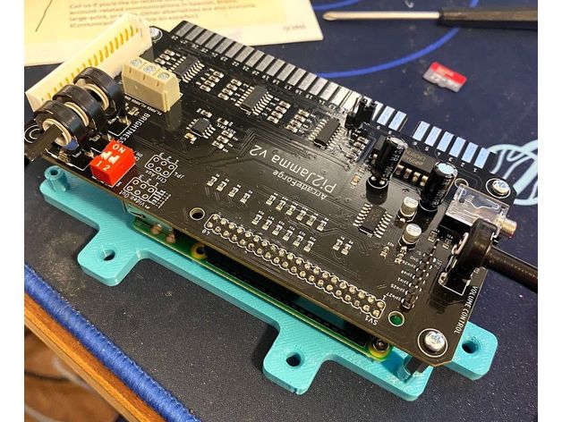 pi2jamma mount for v2 boards by coredump | Download free STL model ...