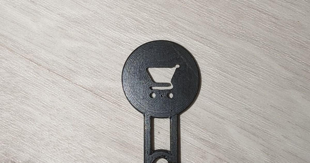 Shopping Cart Chip, Einkaufswagenchip by Malte Makes Download free