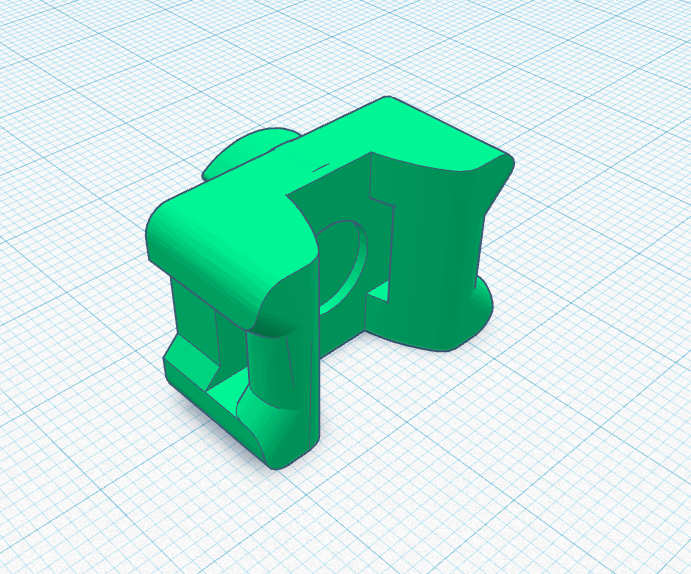 Cooler Master QUBE 500 cable holder 3D model thumbnail