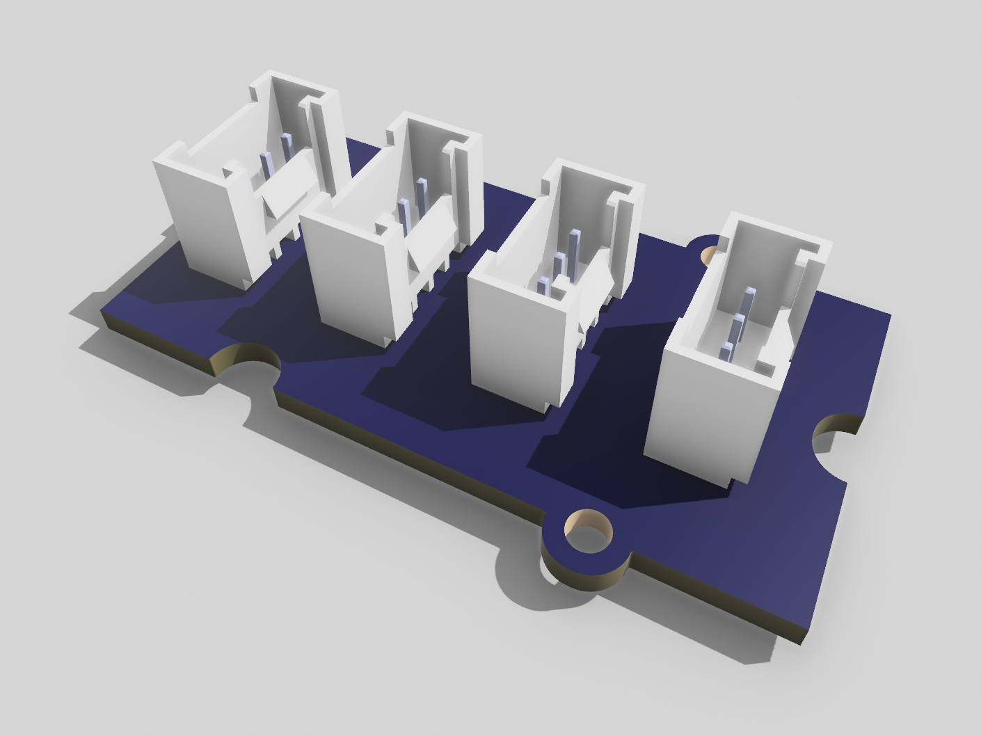 CAD File For Seeed Studio Grove I2C Hub 3D model