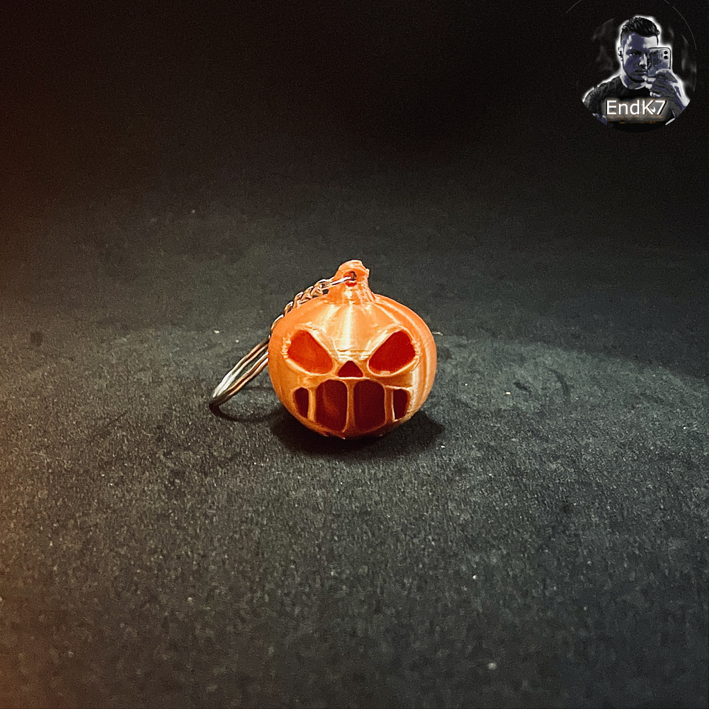 Halloween Pumpkin Keychain 5 Variations No Supports Easy & Fast