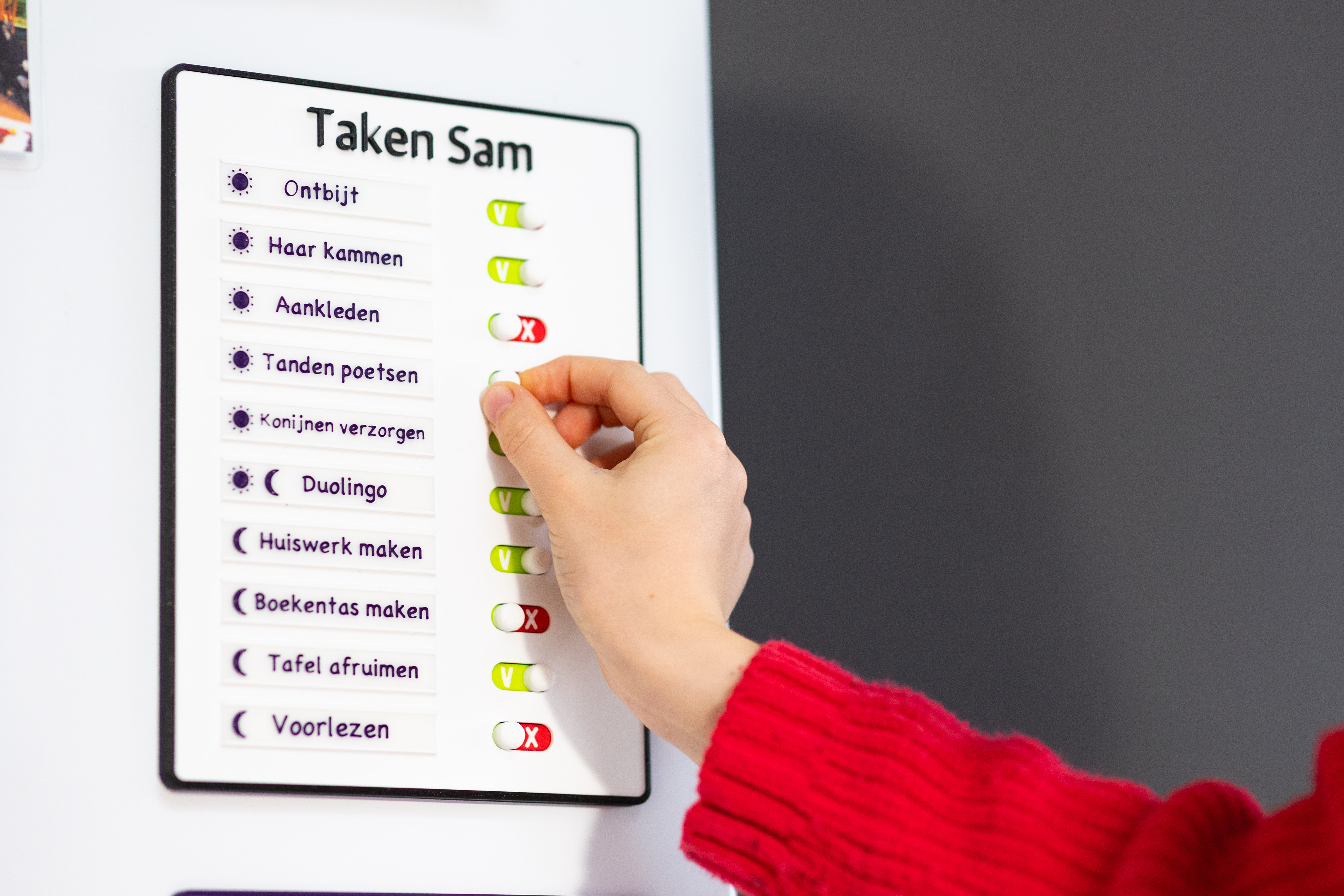 Kids tasks morning/evening routine planner