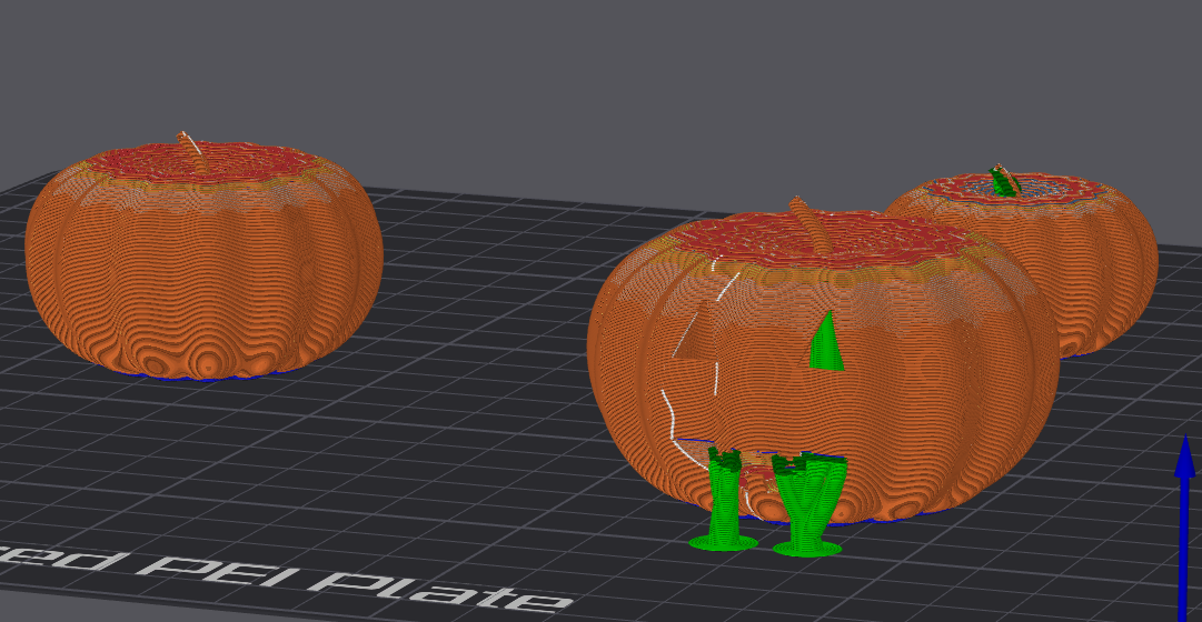 Miniatura 2 do modelo 3D 3 pumpkin pals