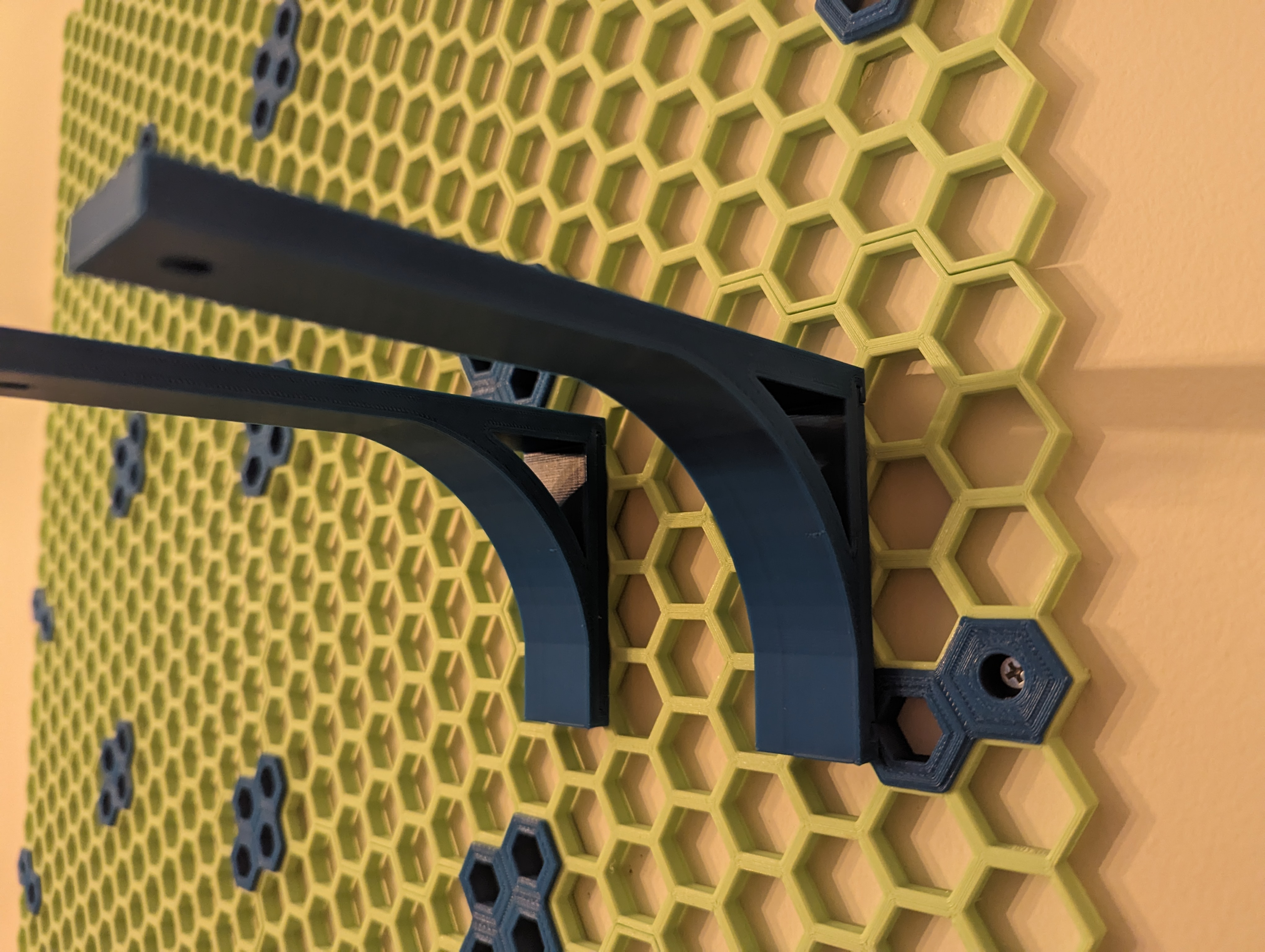 Shelf Brackets for the Honeycomb wall