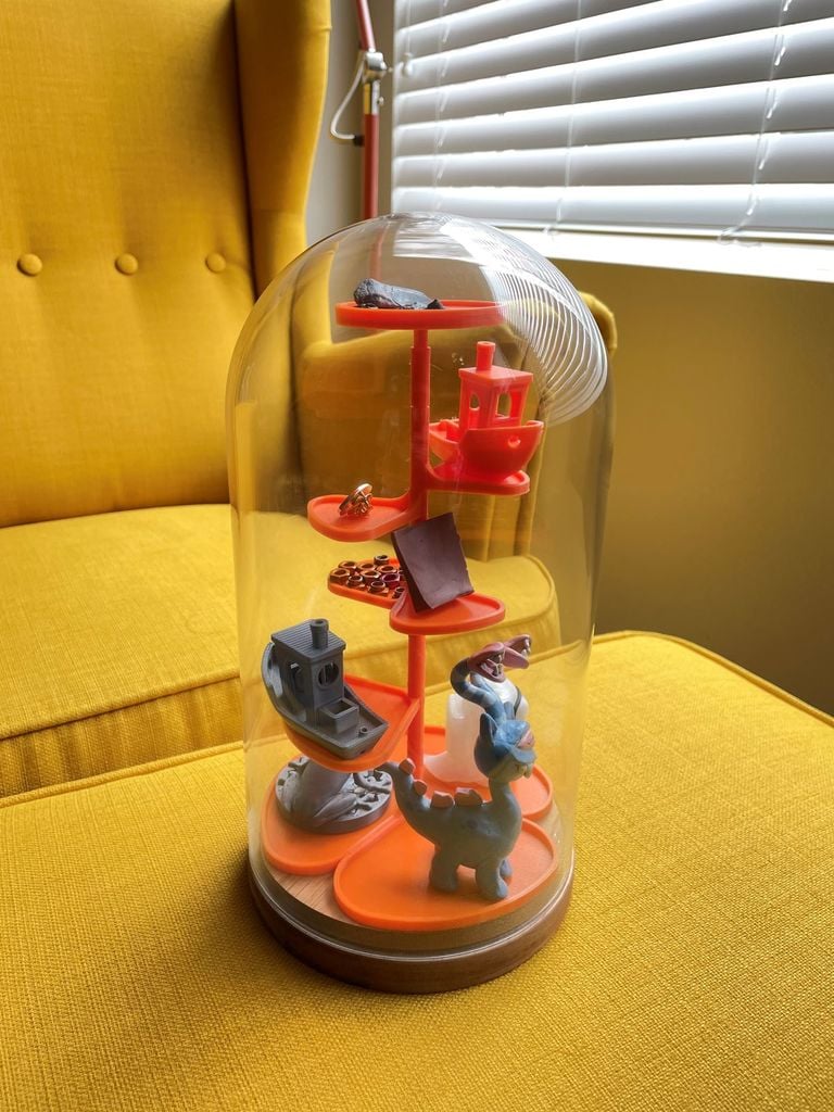 Display tree for IKEA HARLIGA glass dome