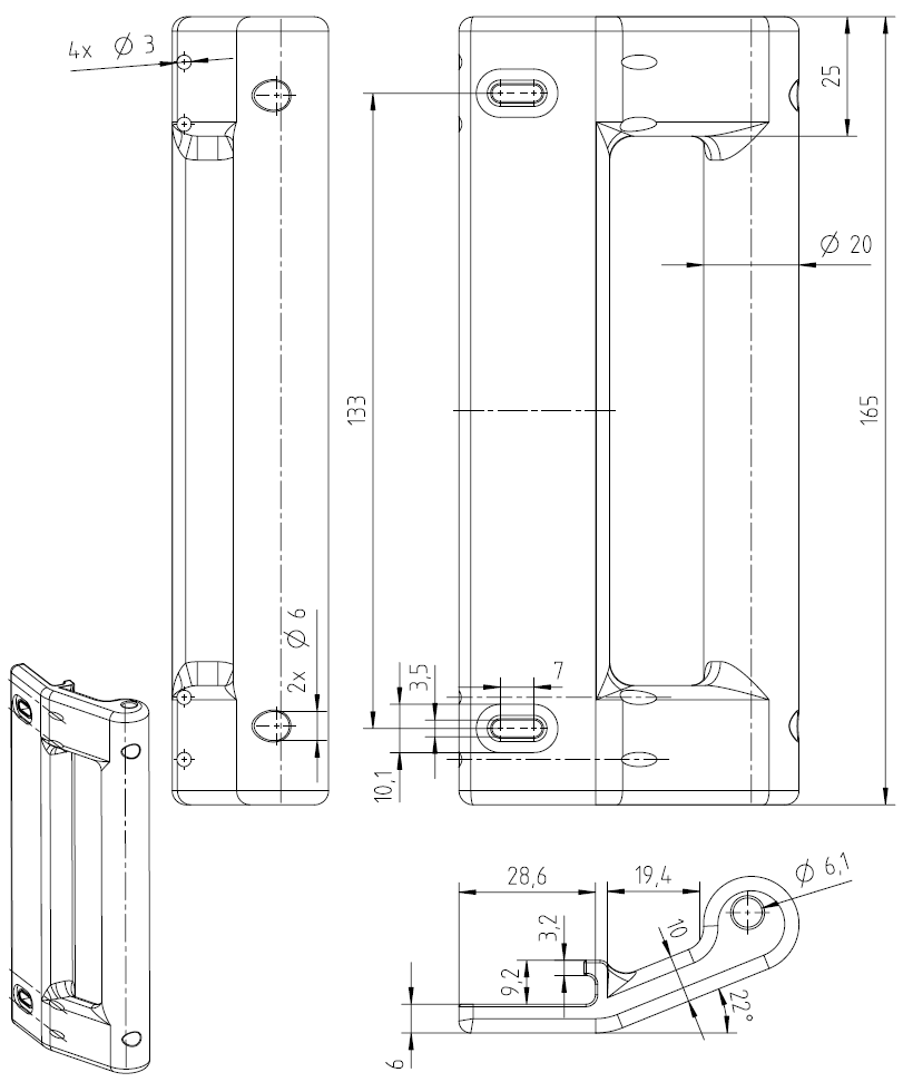 Handle for freezer — miniatura 2