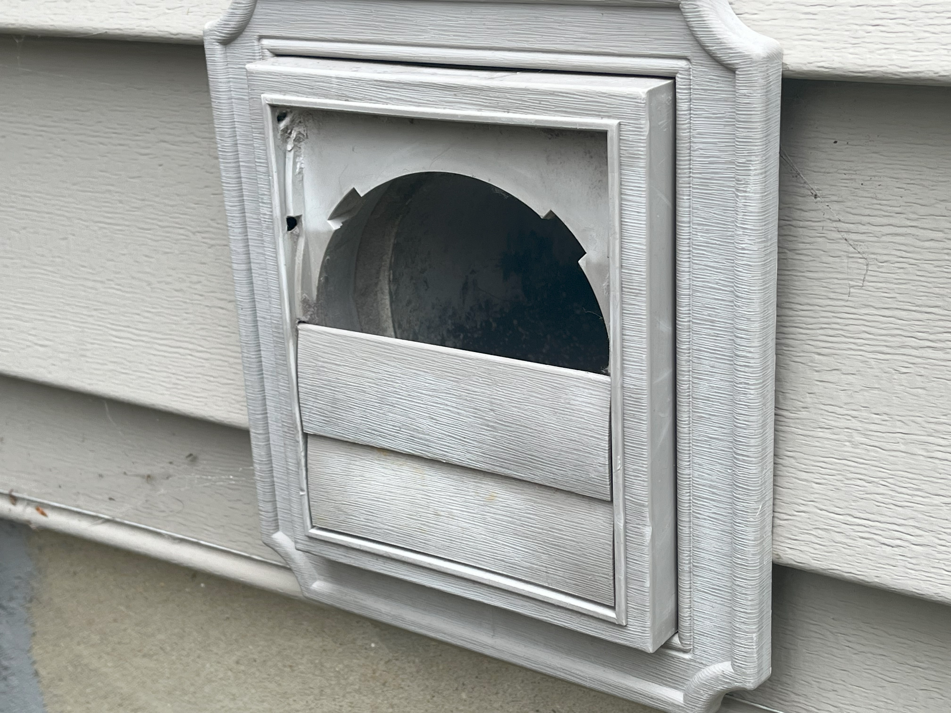 Dryer Vent Flap by Austin Packard Download free STL model