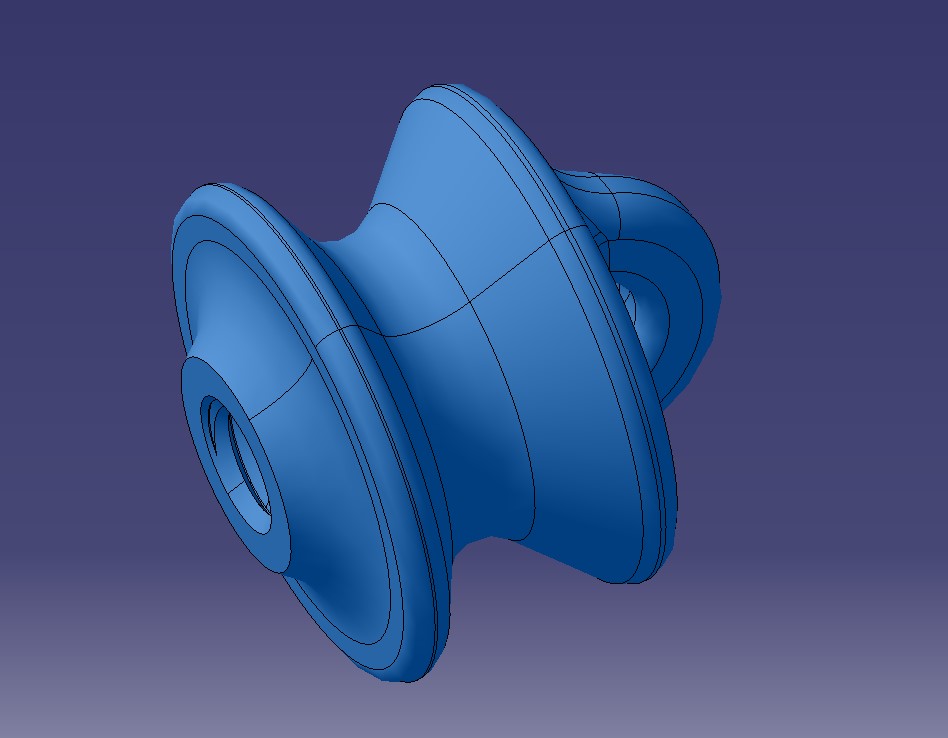 Miniatura 3 do modelo 3D RV drawer knob