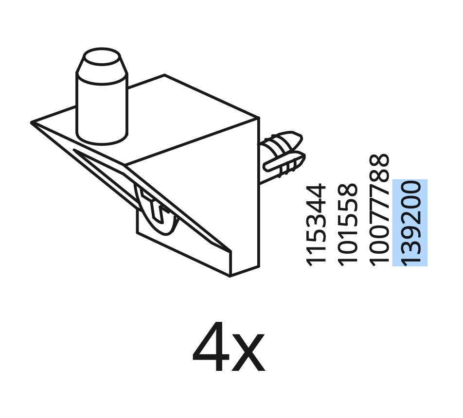 Ikea Komplement Shelf Pin super strong replacement by Bob Download
