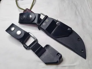 Sackimesser Belt Dangler for Kydex Sheath / Sacki Knife Schmiedeglut