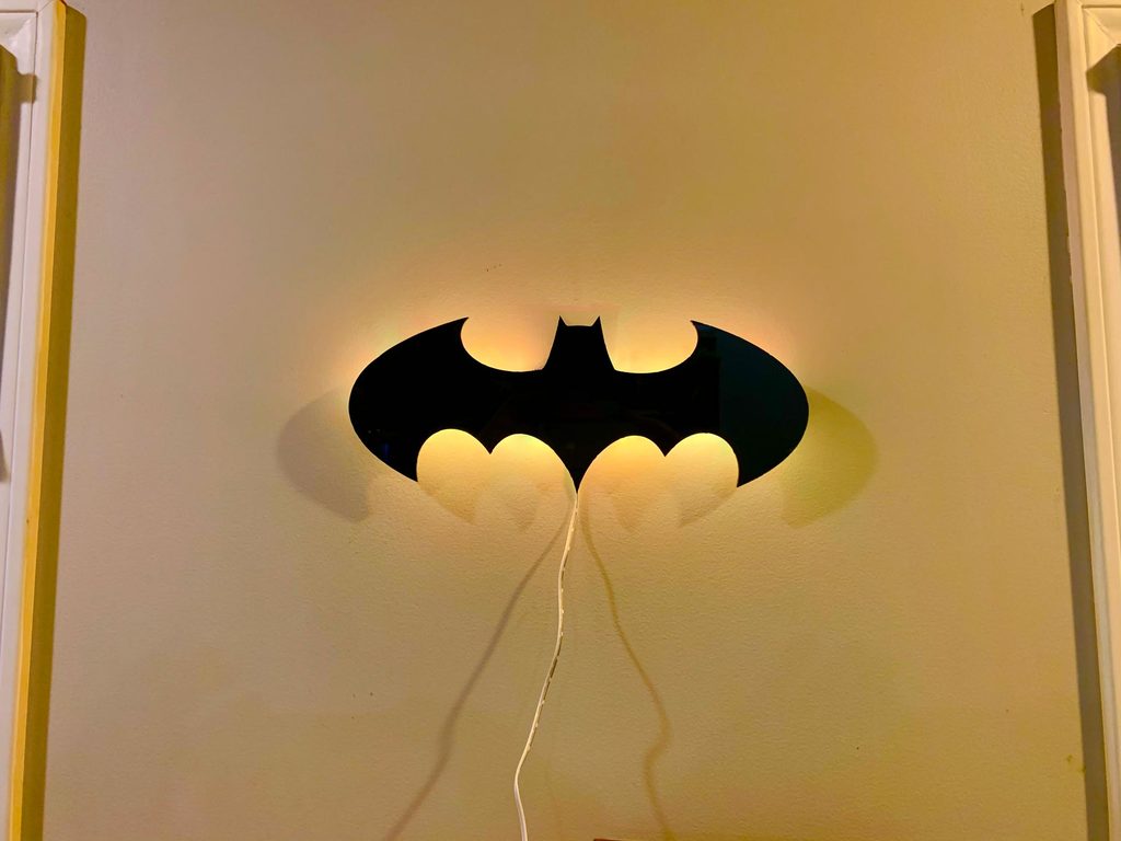 Miniatura 5 do modelo 3D LED Batman lamp, using Snapmaker 2 A350