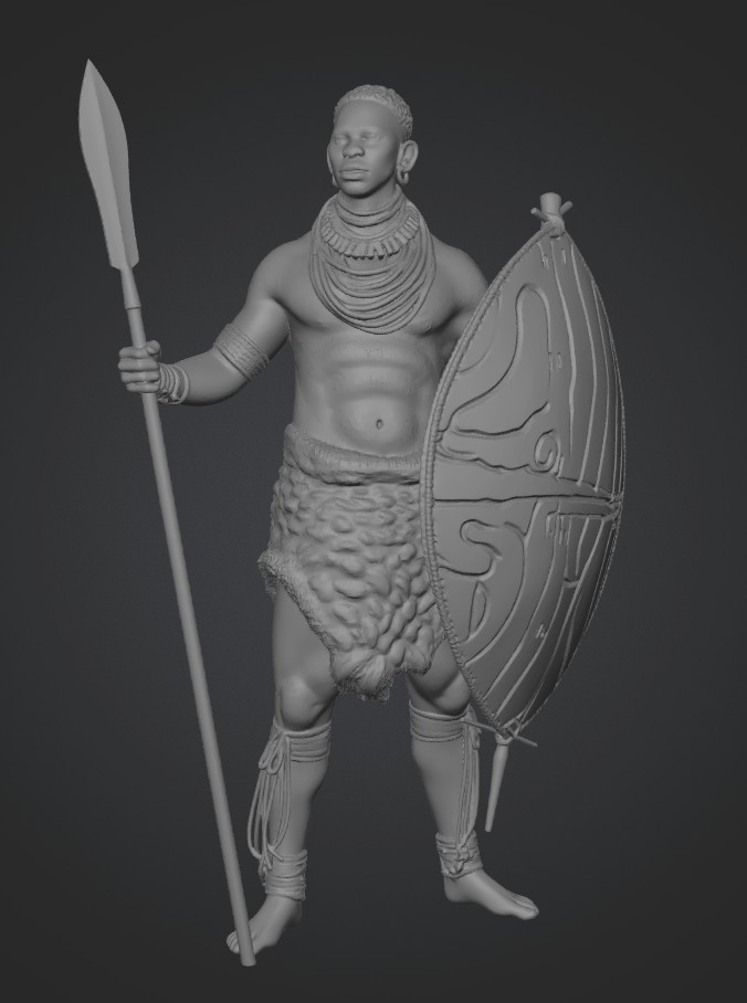 Zebra Shield Warrior