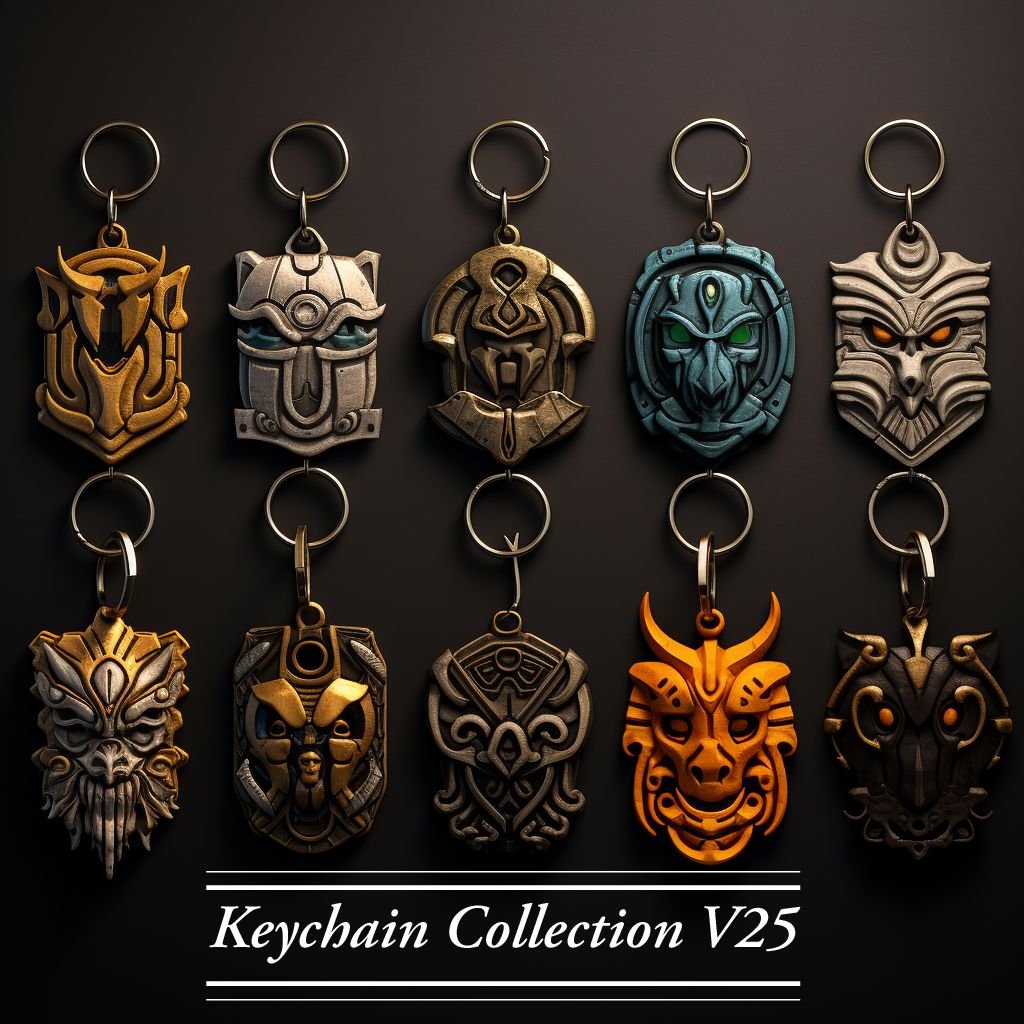 Keychain Collection V25 20 different Keychains! Follow Please! by