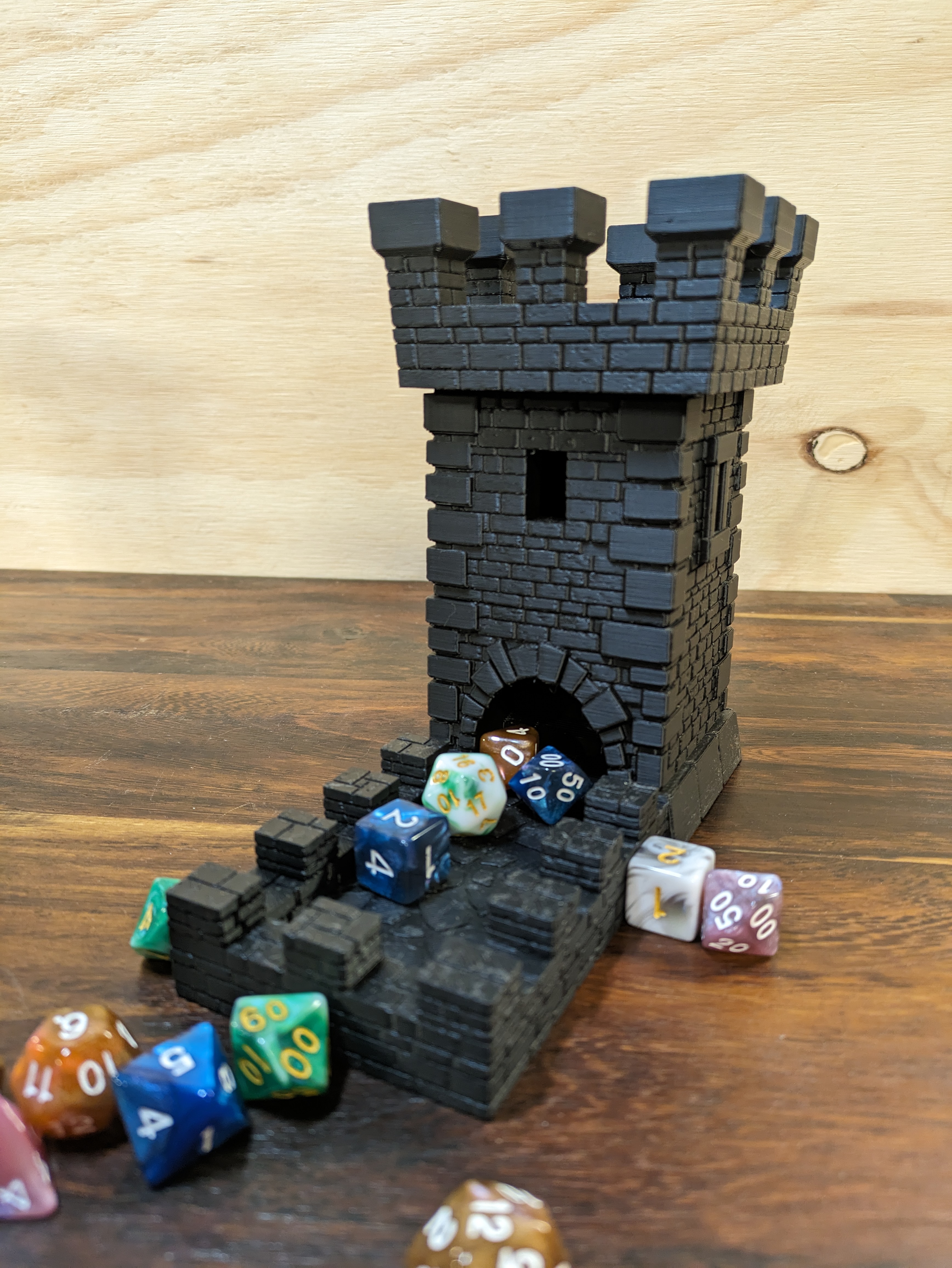 Modular Dice Tower Castle (Square)