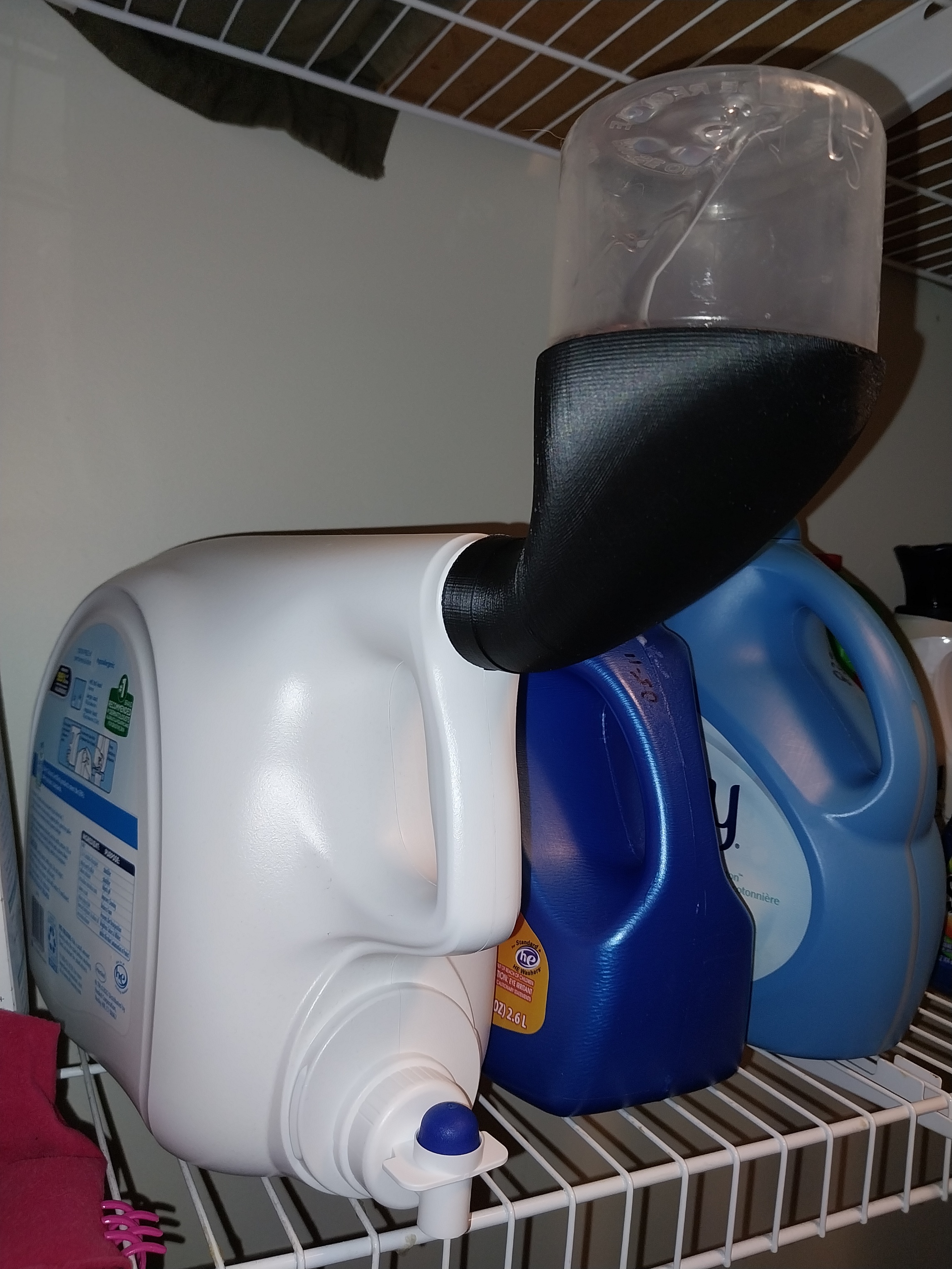 Laundry Detergent Cup Drain Back Funnel