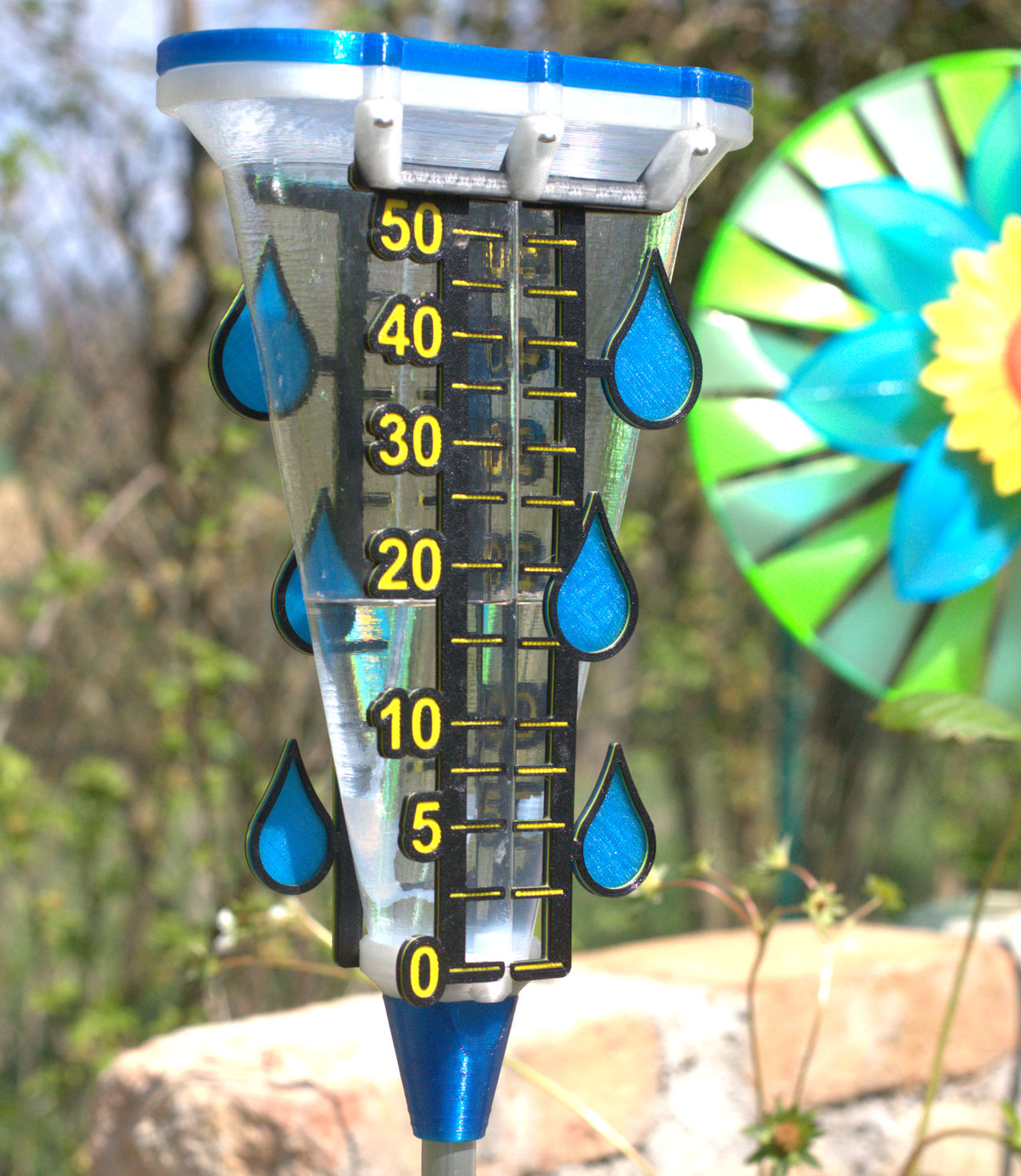 Rain Gauge (using advanced techniques and PVB)