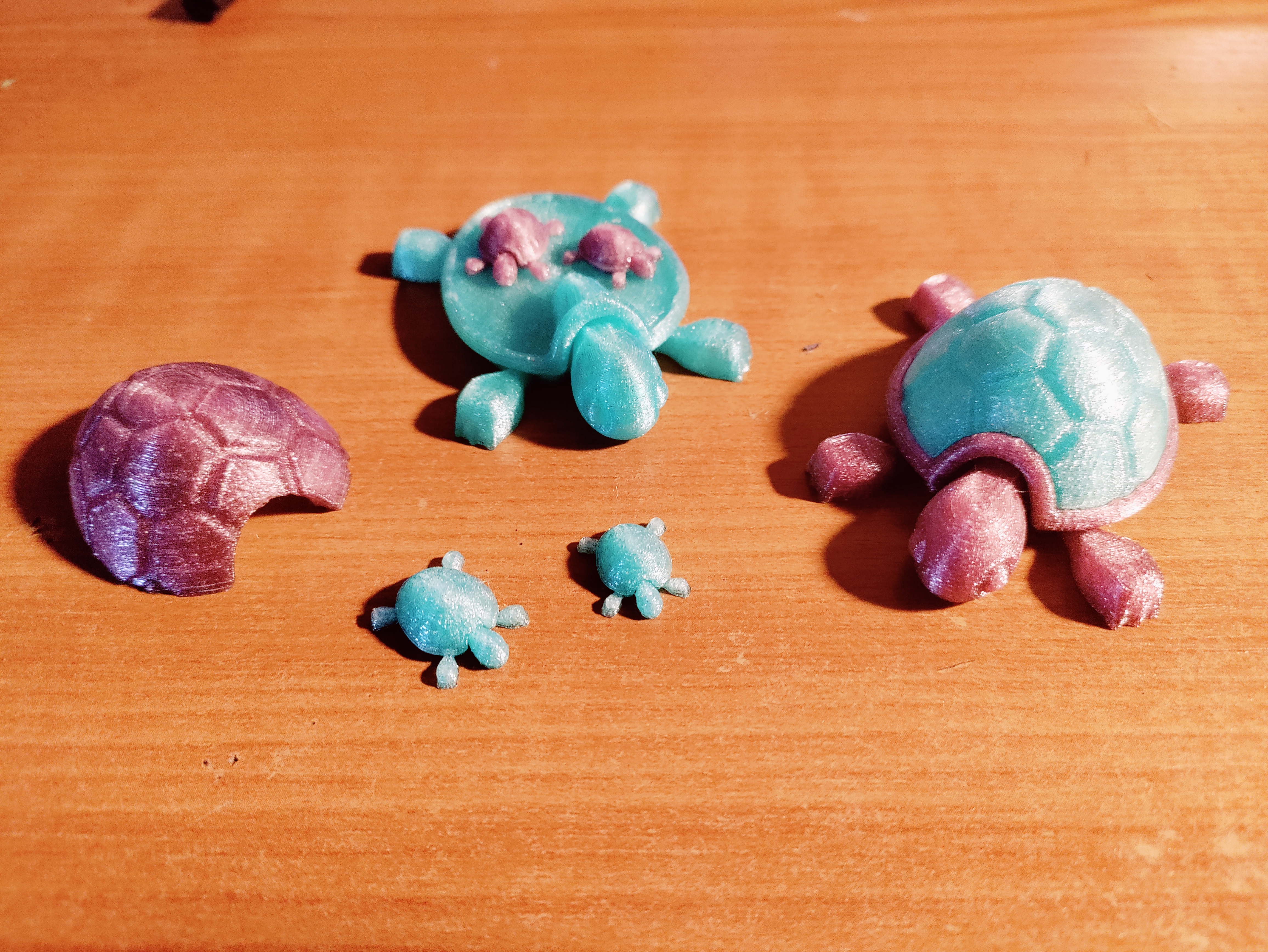 Miniatura 2 do modelo 3D Turtle with removable shell