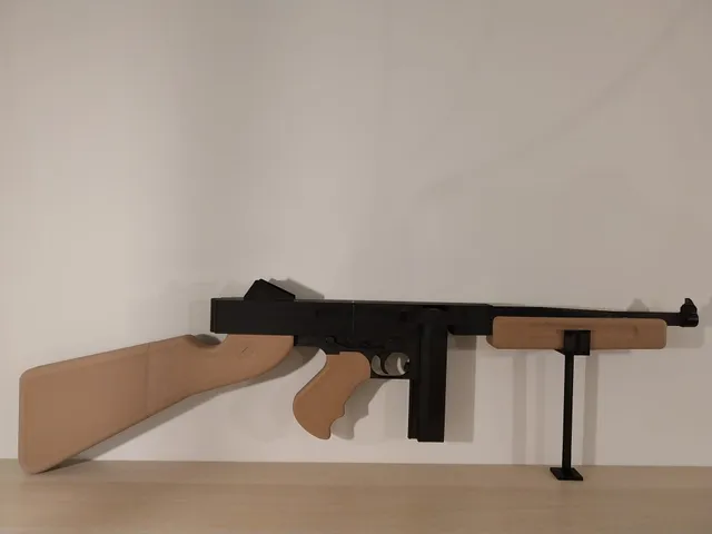 M1A1 Thompson smg stand