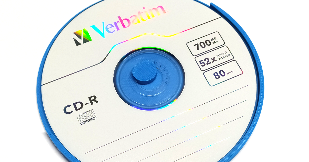 Small CD/DVD holder by Marek Mach | Download free STL model ...
