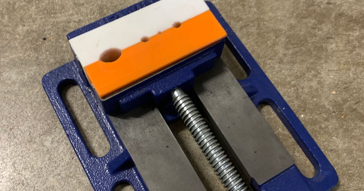 Soft Jaw for IRWIN 4in Cast Iron Drill Press Vise by weberyap