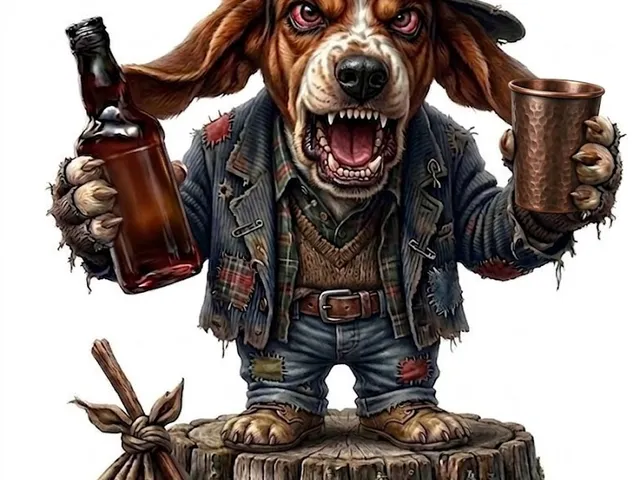 Angry Drunk Basset Hound (Geoff)
