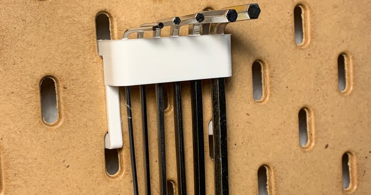 Ikea Skandis Allen Key Holder by JoelF Download free STL model
