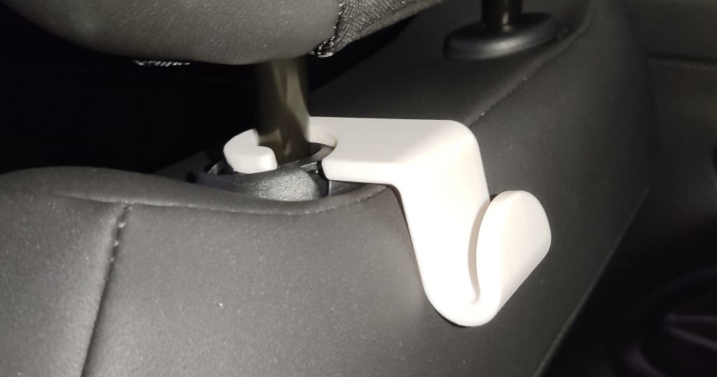 YAHH - Yet Another Headrest Hook by bellingeri | Download free STL ...