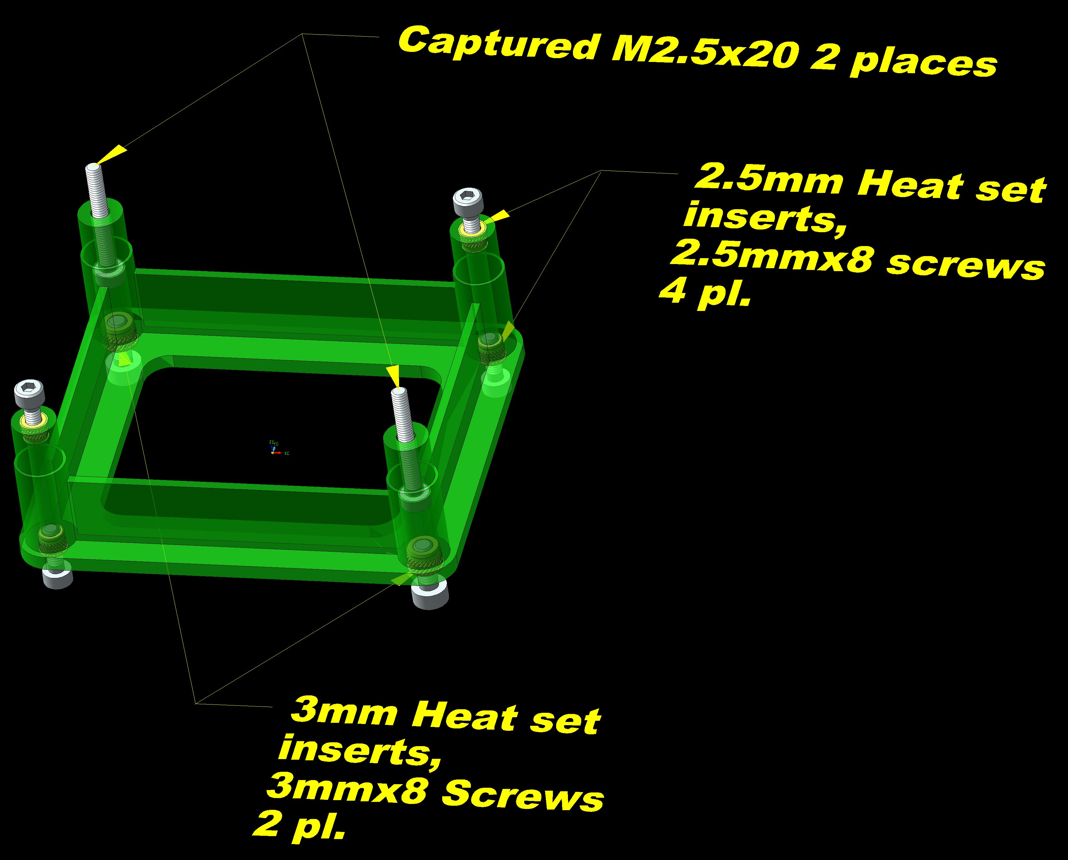 Raspberry Pi 4B standoff for panel mount