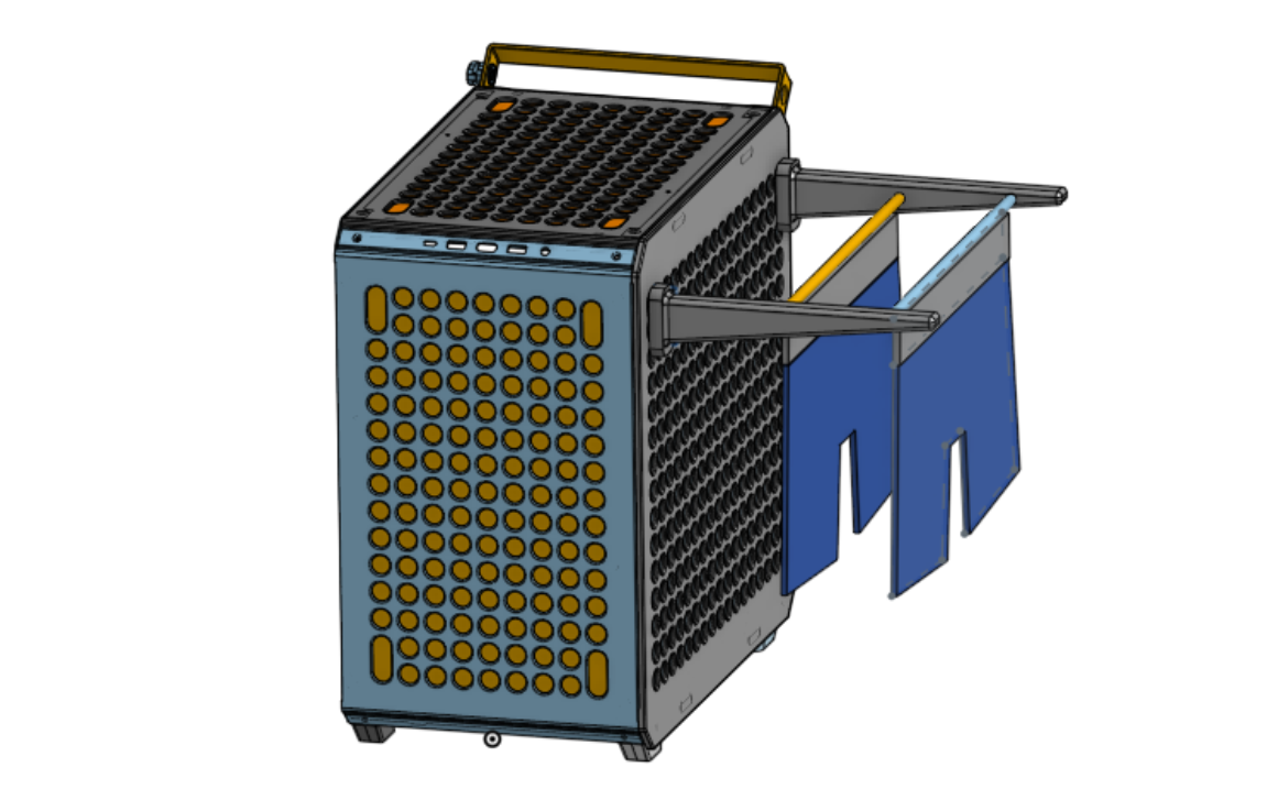 Qube500 laundry rack