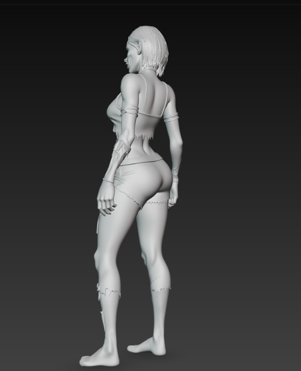 sexy zombie woman — miniatura 2