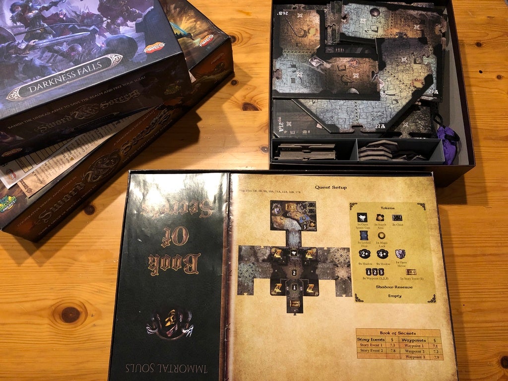 Sword & Sorcery Retail insert (Core game, Arcane Portal, Darkness Falls) by  André | Download free STL model | Printables.com