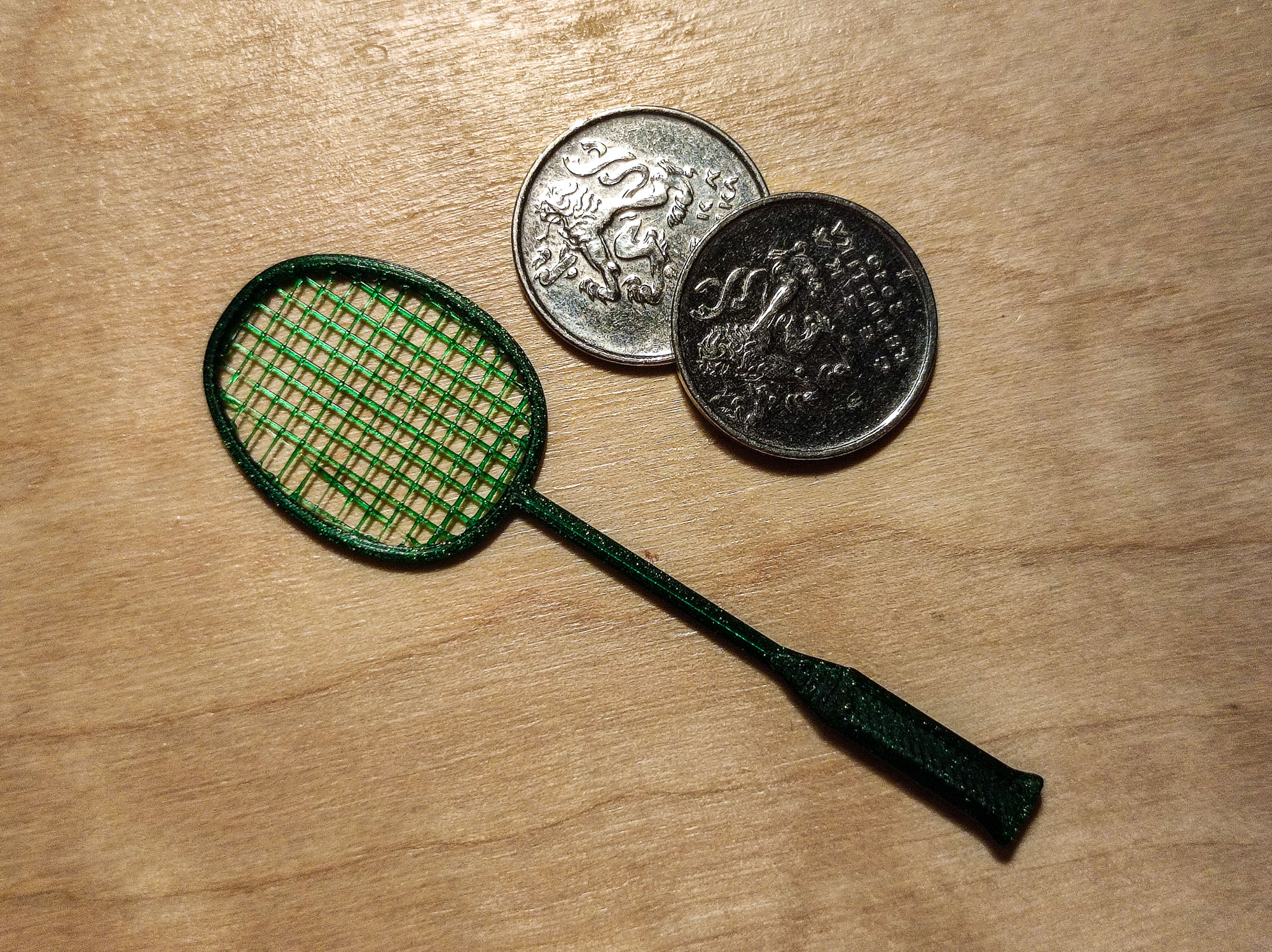 Badminton Racquet Miniature