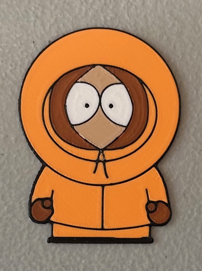 Multicolor Kenny McCormick Magnet