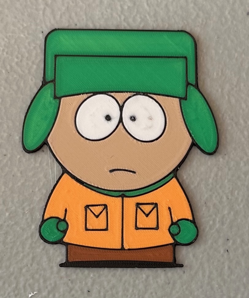 Multicolor Kyle Broflovski Magnet