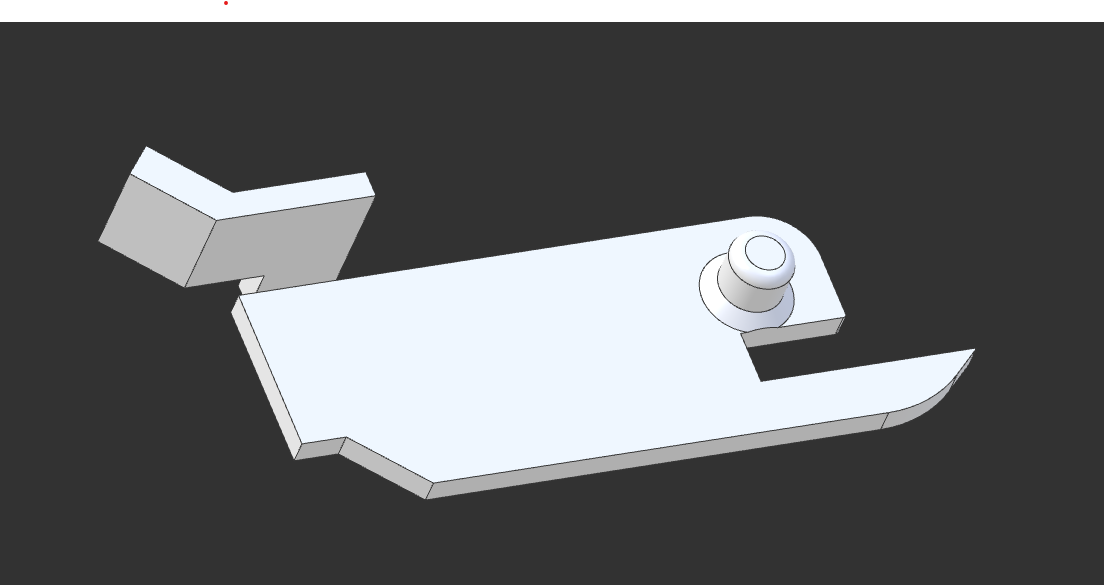 House A/C Vent Lever by Kritoke Download free STL model