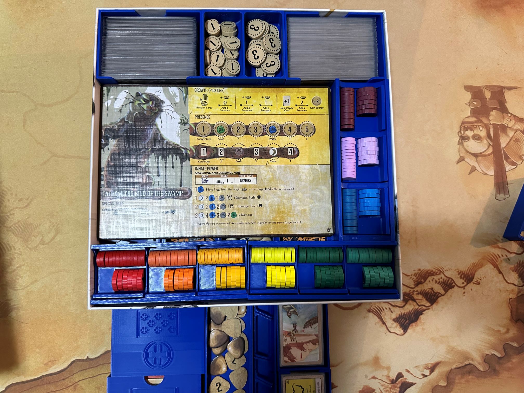 Short Trays to replace invader map with thick Horizons spirit panels