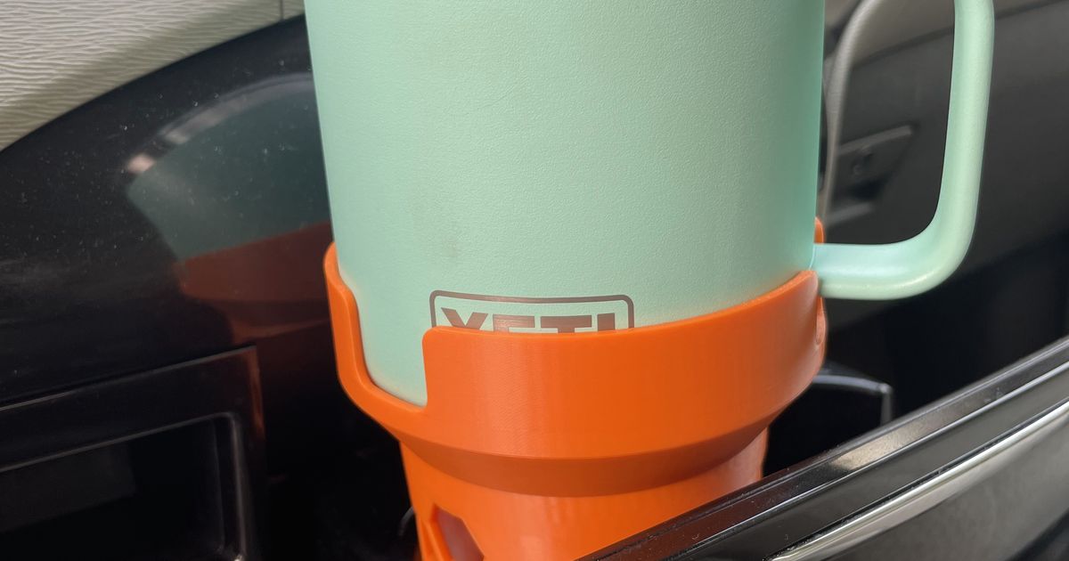 3d printed Cup holder adapter for yeti 14oz mug : r/SubaruForester